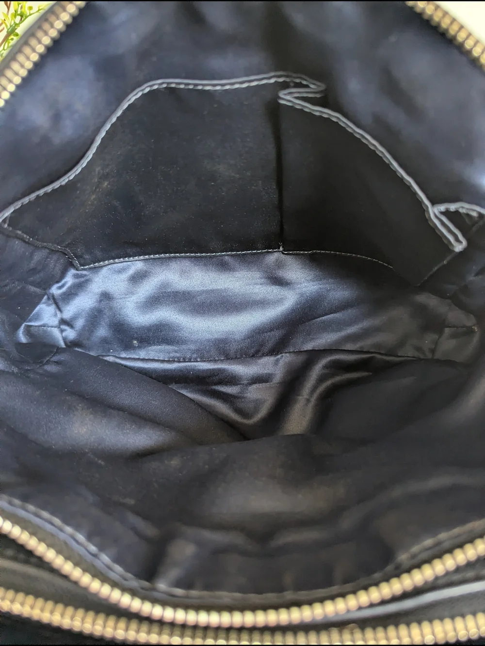 Coach Madison GeorgieSatchel in black leather.